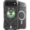 NBA Milwaukee Bucks Rusted Dark iPhone 17 Air MagSafe Case