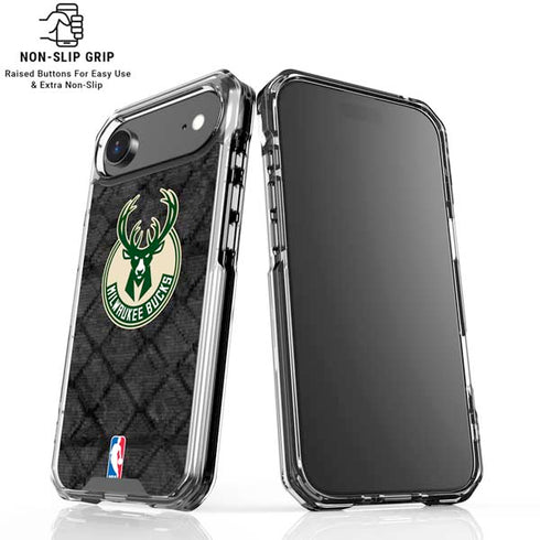 NBA Milwaukee Bucks Rusted Dark iPhone 17 Air MagSafe Case