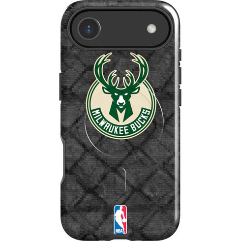 NBA Milwaukee Bucks Rusted Dark iPhone 17 Air Magsafe Impact Case