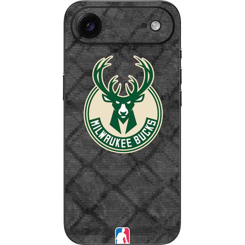 NBA Milwaukee Bucks Rusted Dark iPhone 17 Air Skin