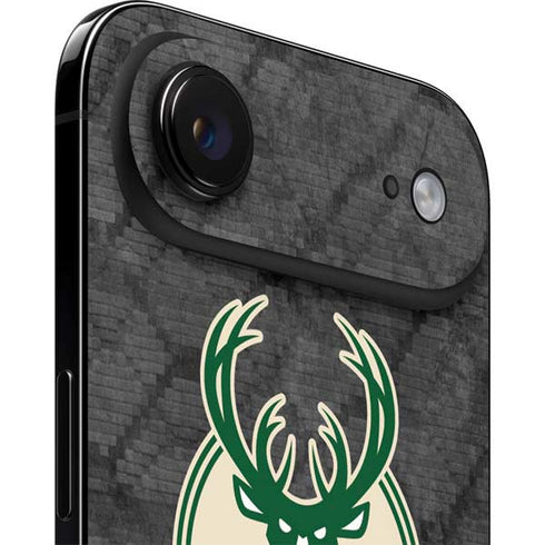 NBA Milwaukee Bucks Rusted Dark iPhone 17 Air Skin
