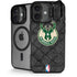 NBA Milwaukee Bucks Rusted Dark iPhone 17 Kickstand Case