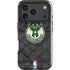 NBA Milwaukee Bucks Rusted Dark iPhone 17 Pro Impact Case