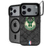 NBA Milwaukee Bucks Rusted Dark iPhone 17 Pro Kickstand Case