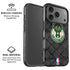 NBA Milwaukee Bucks Rusted Dark iPhone 17 Pro Magsafe Impact Case