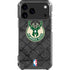 NBA Milwaukee Bucks Rusted Dark iPhone 17 Pro Max Clear Case