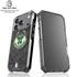 NBA Milwaukee Bucks Rusted Dark iPhone 17 Pro Max Clear Case