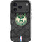 NBA Milwaukee Bucks Rusted Dark iPhone 17 Pro Max Impact Case