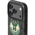 NBA Milwaukee Bucks Rusted Dark iPhone 17 Pro Max Impact Case