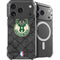 NBA Milwaukee Bucks Rusted Dark iPhone 18 Pro Max MagSafe Case