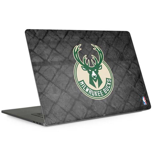 NBA Milwaukee Bucks Rusted Dark MacBook Skins