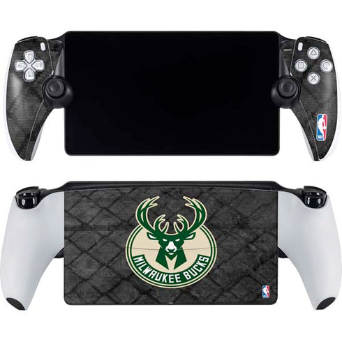 NBA Milwaukee Bucks Rusted Dark PlayStation Portal Remote Player Skin