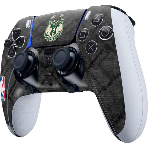 NBA Milwaukee Bucks Rusted Dark PS5 DualSense Edge Pro Controller Skin