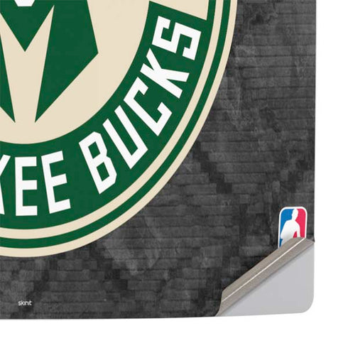 NBA Milwaukee Bucks Rusted Dark PS5 Pro Console Skin