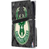 NBA Milwaukee Bucks Rusted Dark PS5 Pro Disk Console Skin