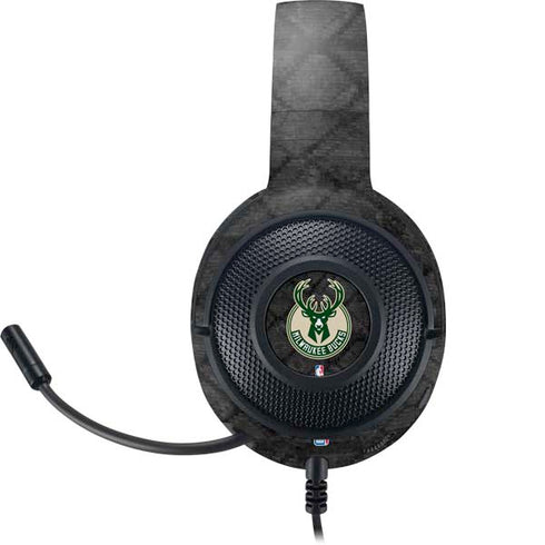 NBA Milwaukee Bucks Rusted Dark Razer Kraken X Skin