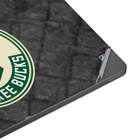 NBA Milwaukee Bucks Rusted Dark Surface Laptop 7 15in Skin