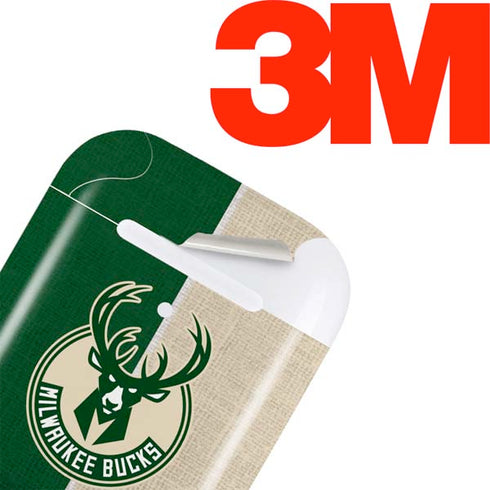 NBA Milwaukee Bucks Split Canvas Apple AirPods Skin