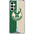 NBA Milwaukee Bucks Split Canvas Galaxy A16 5G Clear Case