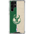 NBA Milwaukee Bucks Split Canvas Galaxy S23 Ultra Clear Case