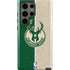 NBA Milwaukee Bucks Split Canvas Galaxy S23 Ultra Pro Case