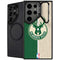NBA Milwaukee Bucks Split Canvas Galaxy S25 Ultra Kickstand Case