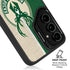 NBA Milwaukee Bucks Split Canvas Galaxy S25 Ultra Kickstand Case