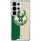 NBA Milwaukee Bucks Split Canvas Galaxy S25 Ultra Clear Case