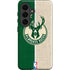 NBA Milwaukee Bucks Split Canvas Galaxy S26 Impact Case
