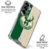 NBA Milwaukee Bucks Split Canvas Galaxy S26 Plus Clear Case
