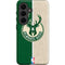 NBA Milwaukee Bucks Split Canvas Galaxy S26 Plus Impact Case