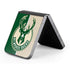 NBA Milwaukee Bucks Split Canvas Galaxy Z Flip6 Skin