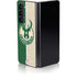 NBA Milwaukee Bucks Split Canvas Galaxy Z Fold5 5G Skin