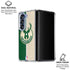 NBA Milwaukee Bucks Split Canvas Galaxy Z Fold6 Clear Case