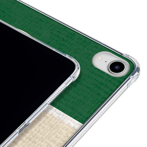 NBA Milwaukee Bucks Split Canvas iPad 11th Gen (2025) Clear Case