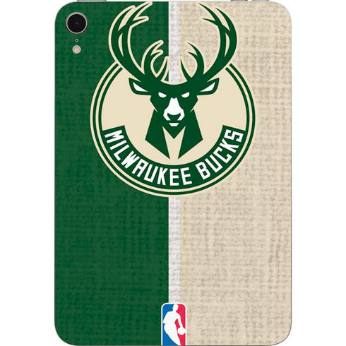 NBA Milwaukee Bucks Split Canvas Apple iPad Mini Skin