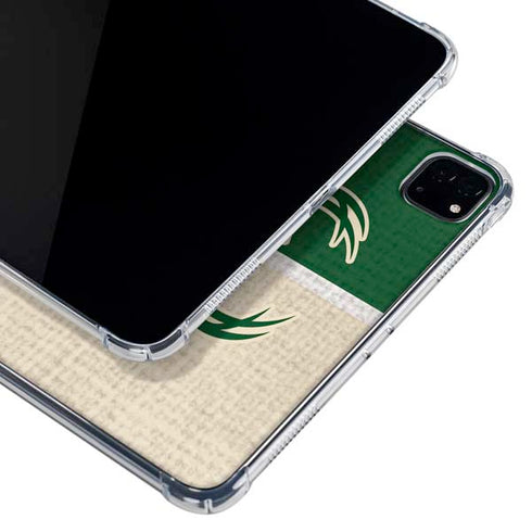 NBA Milwaukee Bucks Split Canvas iPad Cases