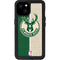 NBA Milwaukee Bucks Split Canvas iPhone 15 Plus Waterproof Case
