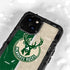NBA Milwaukee Bucks Split Canvas iPhone 15 Plus Waterproof Case