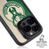 NBA Milwaukee Bucks Split Canvas iPhone 15 Pro Kickstand Case