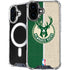 NBA Milwaukee Bucks Split Canvas iPhone 16 MagSafe Case