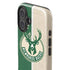 NBA Milwaukee Bucks Split Canvas iPhone 16 Plus Impact Case