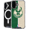 NBA Milwaukee Bucks Split Canvas iPhone 16 Plus MagSafe Case