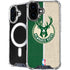 NBA Milwaukee Bucks Split Canvas iPhone 16 Plus MagSafe Case