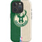 NBA Milwaukee Bucks Split Canvas iPhone 16 Pro Impact Case