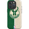 NBA Milwaukee Bucks Split Canvas iPhone 16 Pro Magsafe Impact Case