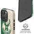 NBA Milwaukee Bucks Split Canvas iPhone 16 Pro Magsafe Impact Case