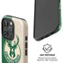 NBA Milwaukee Bucks Split Canvas iPhone 16 Pro Max Magsafe Impact Case