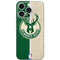 NBA Milwaukee Bucks Split Canvas iPhone 16 Pro Skin