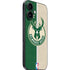 NBA Milwaukee Bucks Split Canvas iPhone 16 Skin